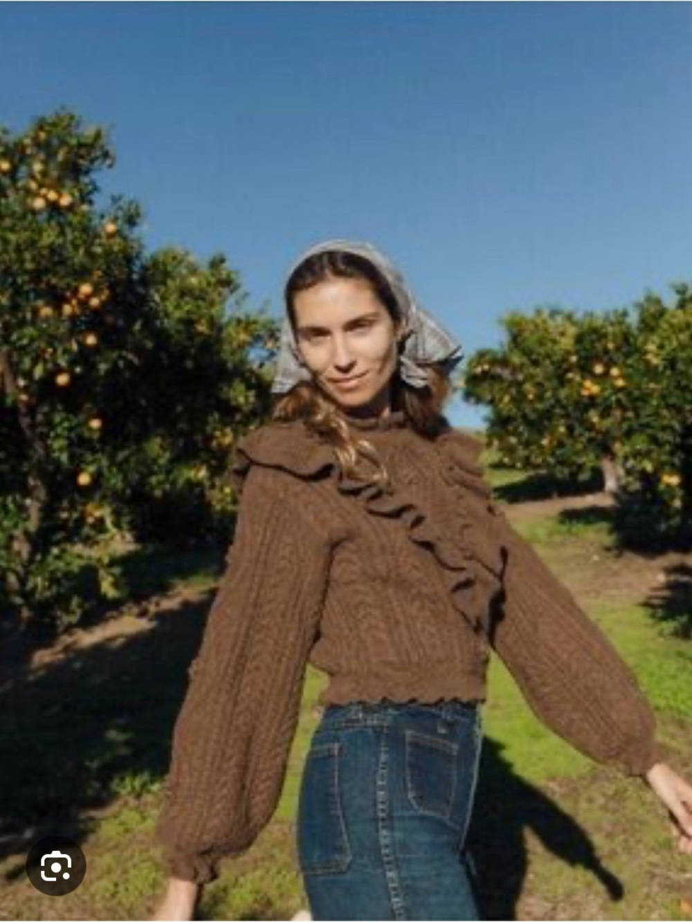 Christy Dawn Nica sweater. Cinnamon. Size L. Excellent condition